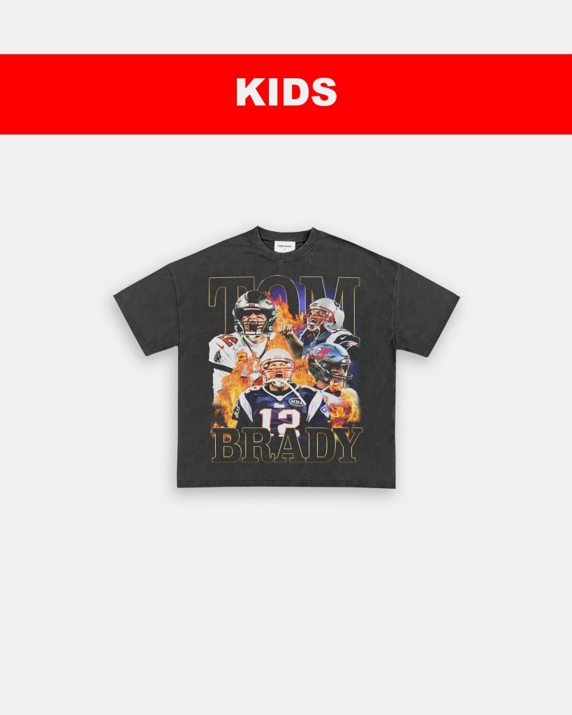 TOM BRADY 2 - KIDS TEE - VIBRAS® VIBRAS - GRAPHIC TEES - GAME CHANGERS