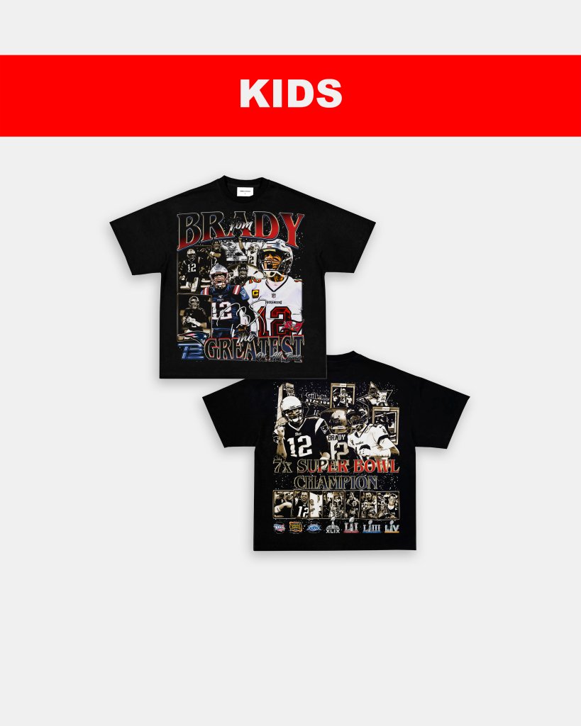 TOM BRADY - KIDS TEE [DS] - VIBRAS® VIBRAS - GRAPHIC TEES - GAME CHANGERS