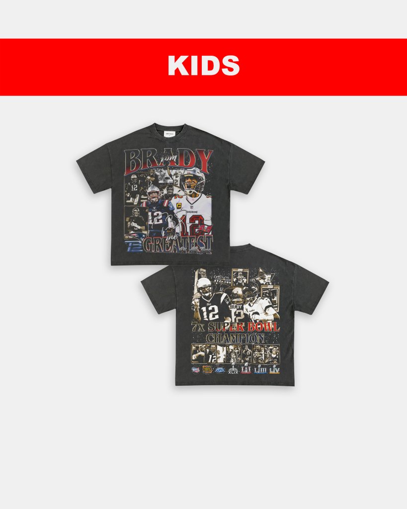 TOM BRADY - KIDS TEE [DS] - VIBRAS® VIBRAS - GRAPHIC TEES - GAME CHANGERS