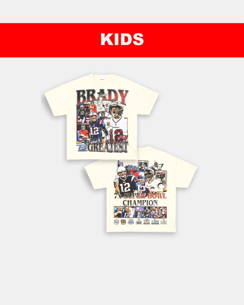 TOM BRADY - KIDS TEE [DS] - VIBRAS® VIBRAS - GRAPHIC TEES - GAME CHANGERS