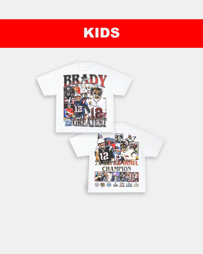 TOM BRADY - KIDS TEE [DS] - VIBRAS® VIBRAS - GRAPHIC TEES - GAME CHANGERS