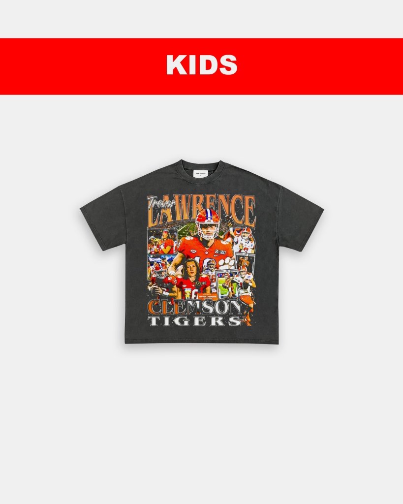 TREVOR LAWRENCE - CLEMSON - KIDS TEE - VIBRAS® VIBRAS - GRAPHIC TEES - GAME CHANGERS