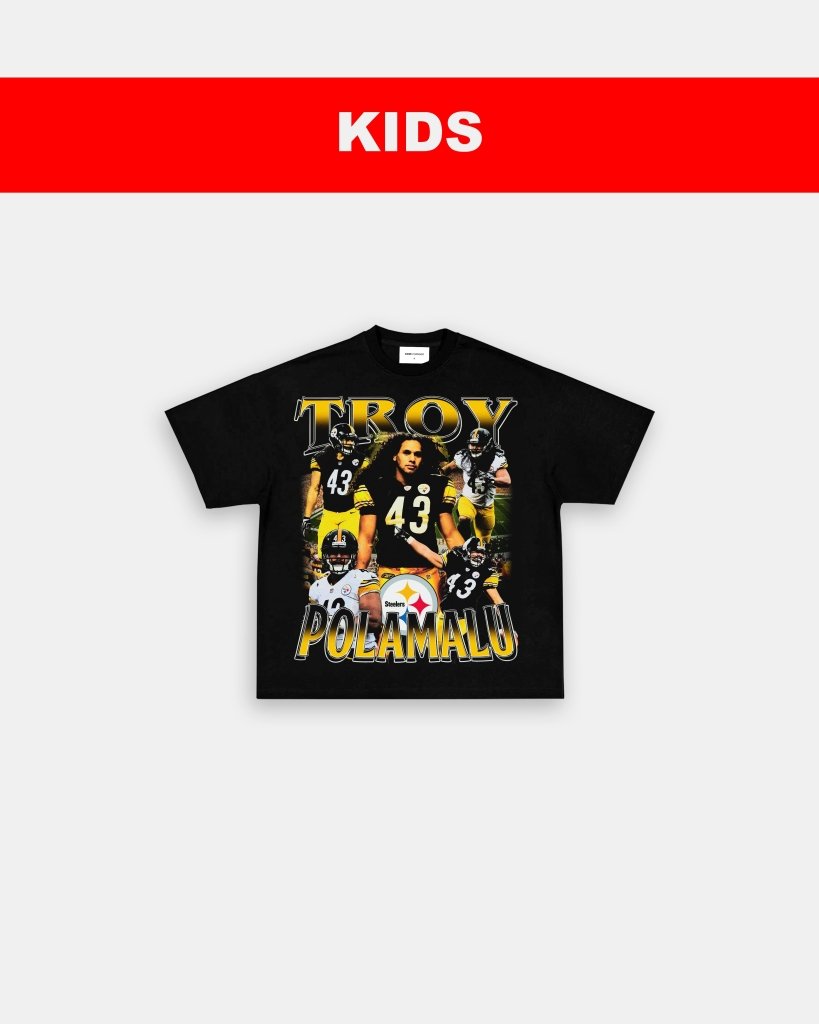 TROY POLAMALU - KIDS TEE - VIBRAS® VIBRAS - GRAPHIC TEES - GAME CHANGERS