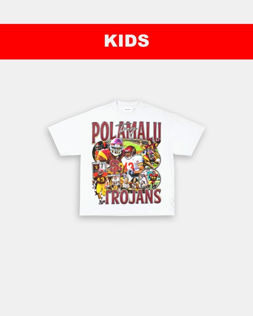 TROY POLAMALU - USC - KIDS TEE - VIBRAS® VIBRAS - GRAPHIC TEES - GAME CHANGERS