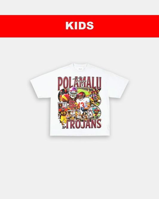 TROY POLAMALU - USC - KIDS TEE - VIBRAS® VIBRAS - GRAPHIC TEES - GAME CHANGERS