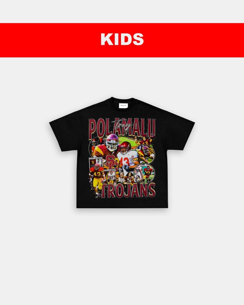 TROY POLAMALU - USC - KIDS TEE - VIBRAS® VIBRAS - GRAPHIC TEES - GAME CHANGERS