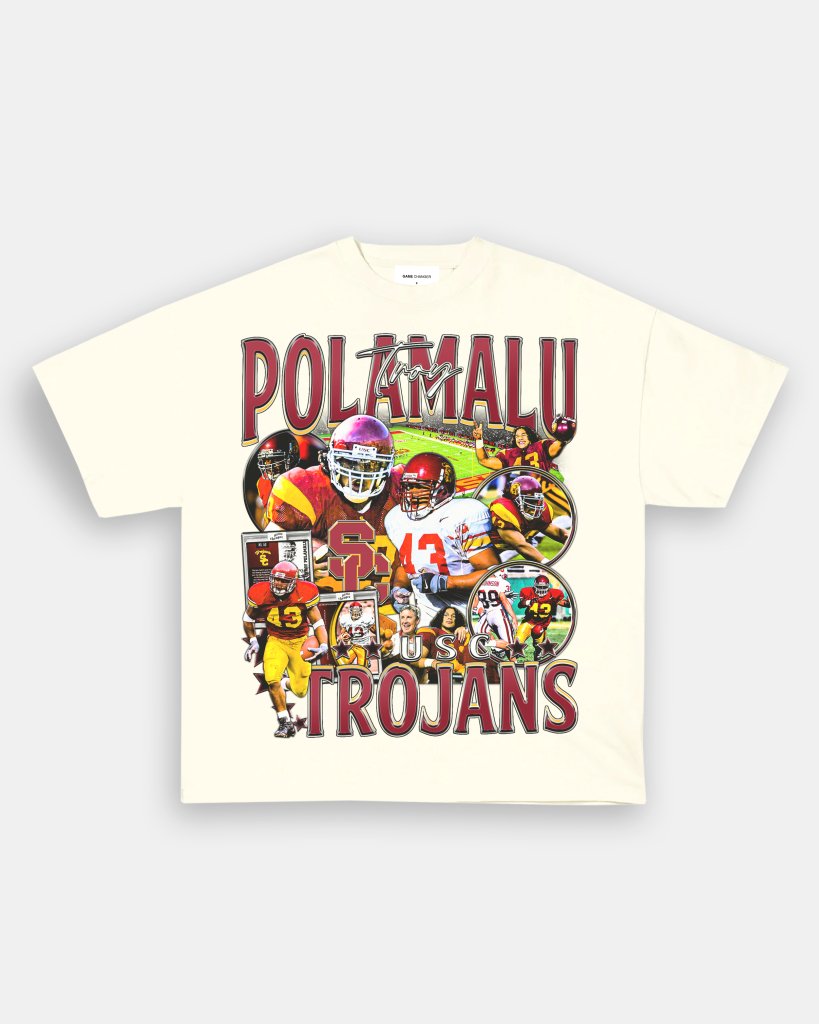 TROY POLAMALU - USC TEE - VIBRAS® VIBRAS - GRAPHIC TEES - GAME CHANGERS