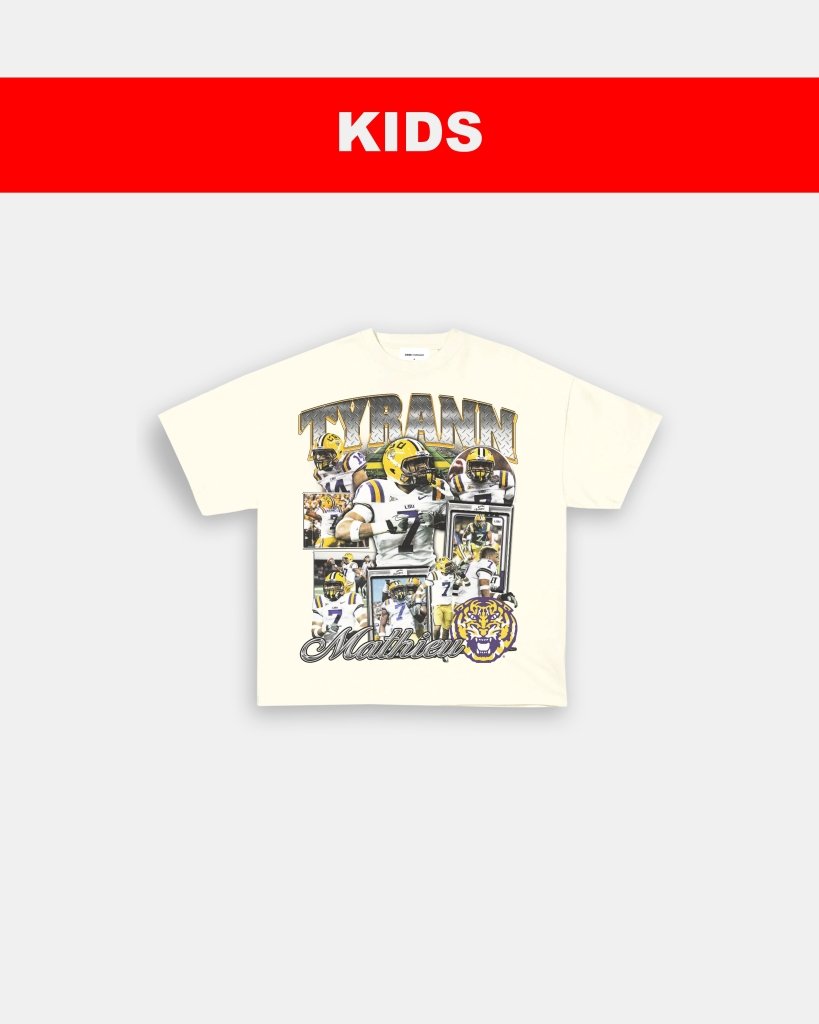 TYRANN MATHIEU - LSU - KIDS TEE - VIBRAS® VIBRAS - GRAPHIC TEES - GAME CHANGERS