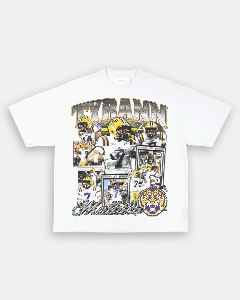 TYRANN MATHIEU - LSU TEE - VIBRAS® VIBRAS - GRAPHIC TEES - GAME CHANGERS