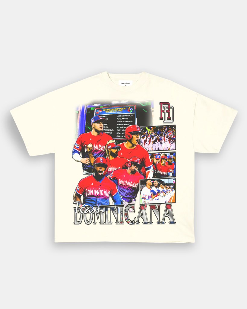 WBC TEAM DOMINICANA TEE - VIBRAS® VIBRAS - GRAPHIC TEES - GAME CHANGERS