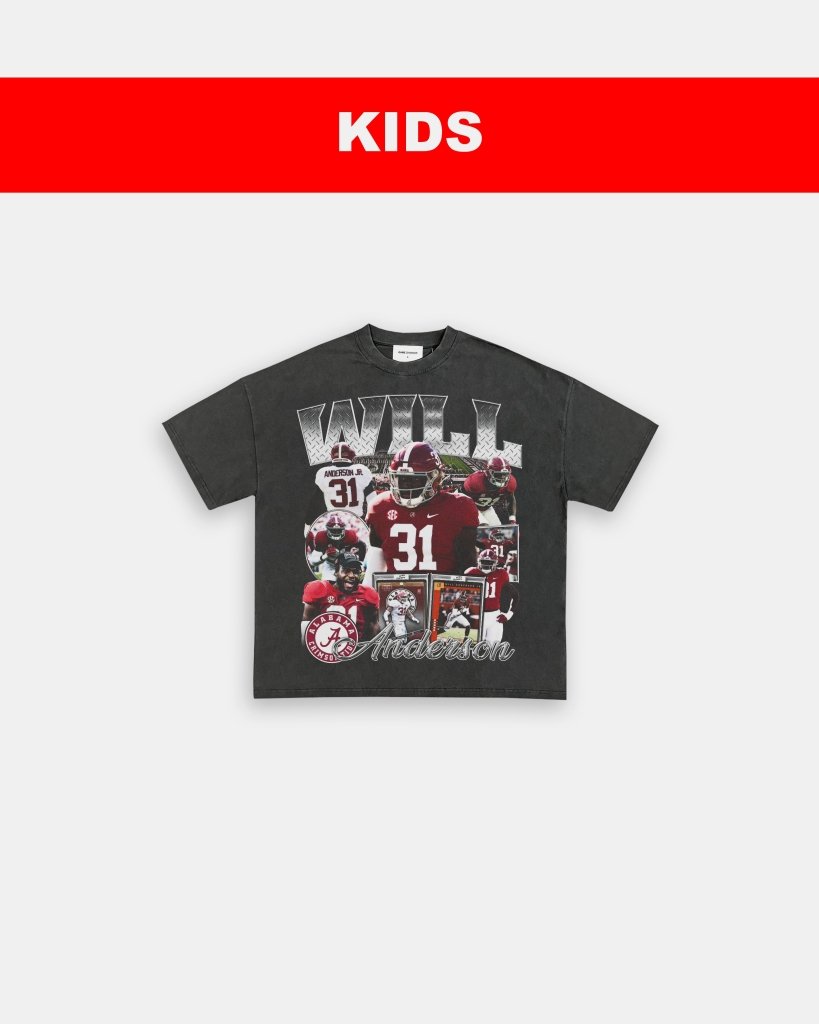 WILL ANDERSON JR - ALABAMA - KIDS TEE - VIBRAS® VIBRAS - GRAPHIC TEES - GAME CHANGERS