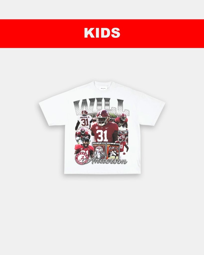 WILL ANDERSON JR - ALABAMA - KIDS TEE - VIBRAS® VIBRAS - GRAPHIC TEES - GAME CHANGERS