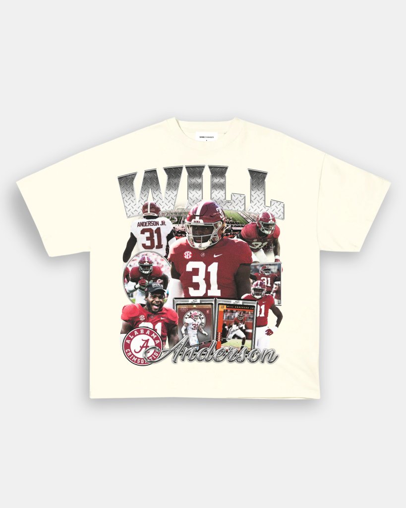 WILL ANDERSON JR - ALABAMA TEE - VIBRAS® VIBRAS - GRAPHIC TEES - GAME CHANGERS