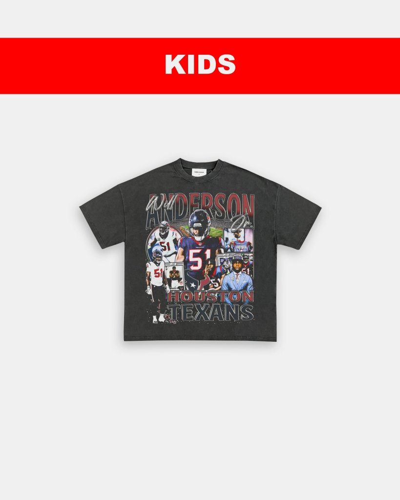 WILL ANDERSON JR - TEXANS - KIDS TEE - VIBRAS® VIBRAS - GRAPHIC TEES - GAME CHANGERS