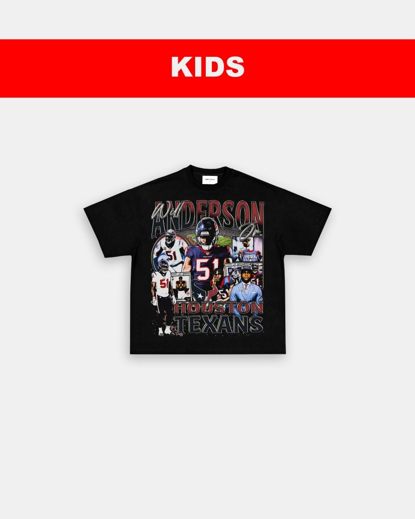 WILL ANDERSON JR - TEXANS - KIDS TEE - VIBRAS® VIBRAS - GRAPHIC TEES - GAME CHANGERS