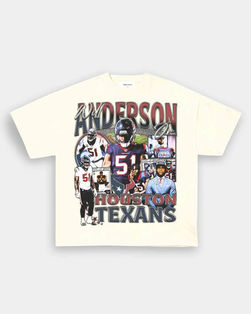 WILL ANDERSON JR - TEXANS TEE - VIBRAS® VIBRAS - GRAPHIC TEES - GAME CHANGERS