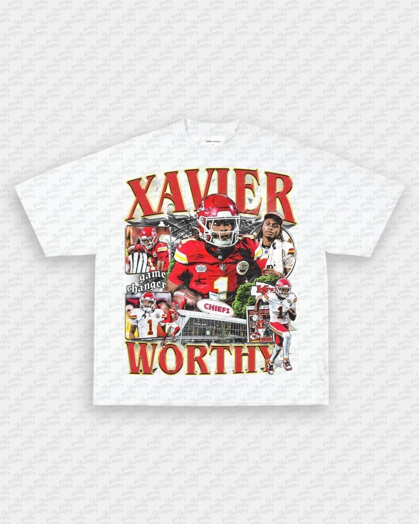 XAVIER WORTHY - CHIEFS TEE - VIBRAS® VIBRAS - GRAPHIC TEES - GAME CHANGERS