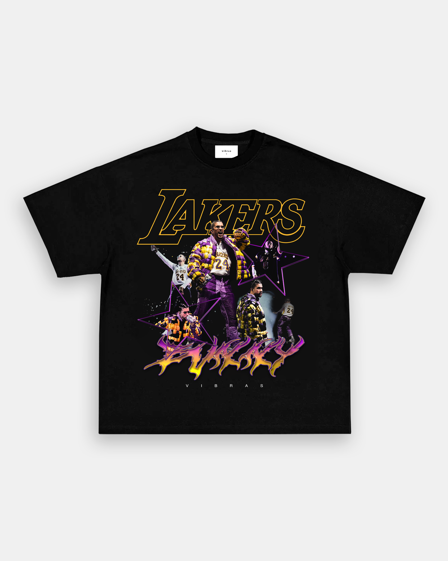 BAD BUNNY x LAKERS VINTAGE TEE – VIBRAS®