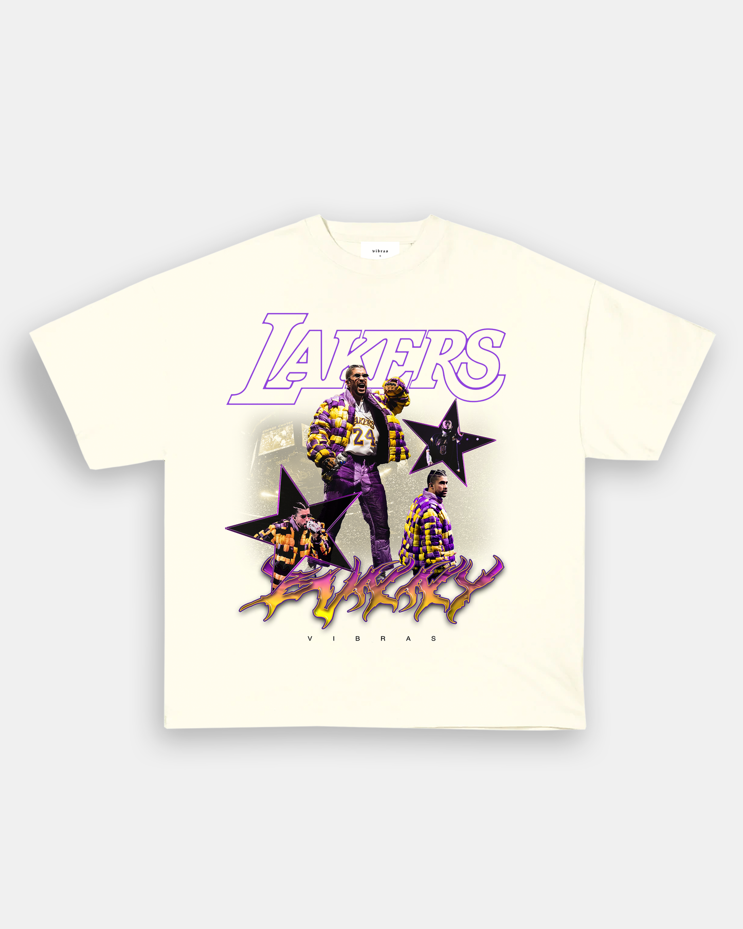 BAD BUNNY x LAKERS VINTAGE TEE